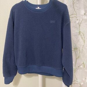 Levi’s blue teddy crewneck
